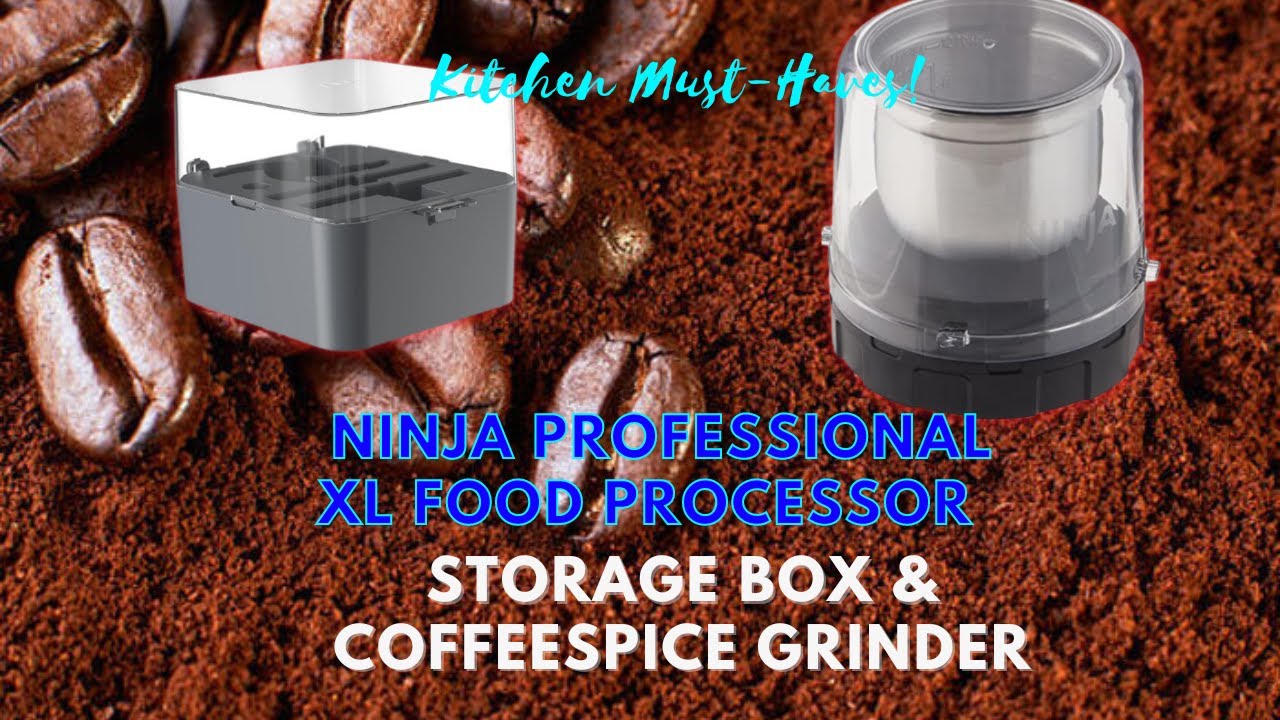 Ninja Professional XL Food Processor, Storage Box, 1200 Peak-Watts