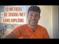 10 MÉTIERS À + DE 3000€ NET SANS DIPLÔME EN SUISSE🇨🇭