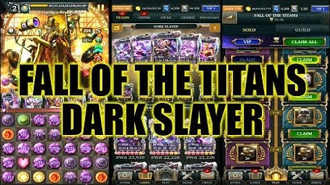 Legendary Game Of Heroes: Fall Of The Titans Event Gameplay/Team Testing (Dark Slayer)