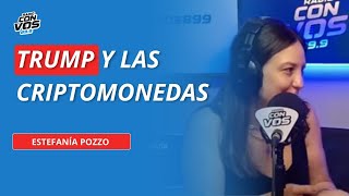 Estefanía Pozzo contó cómo es la relación entre el mundo cripto y Donald Trump