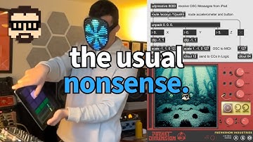 iPad OSC Tilt Controlling Pocket Dimension (MaxMSP & Open Sound Control) | Simon Hutchinson