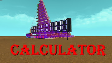 Scrap Mechanic: WORKING CALCULATOR !!!!