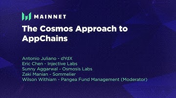 The Cosmos Approach to AppChains - Messari Mainnet 2022