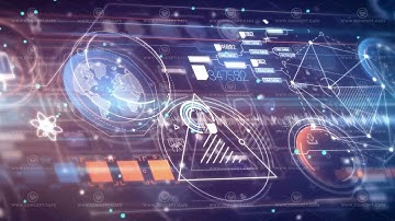 Digital data array in the form of infographics