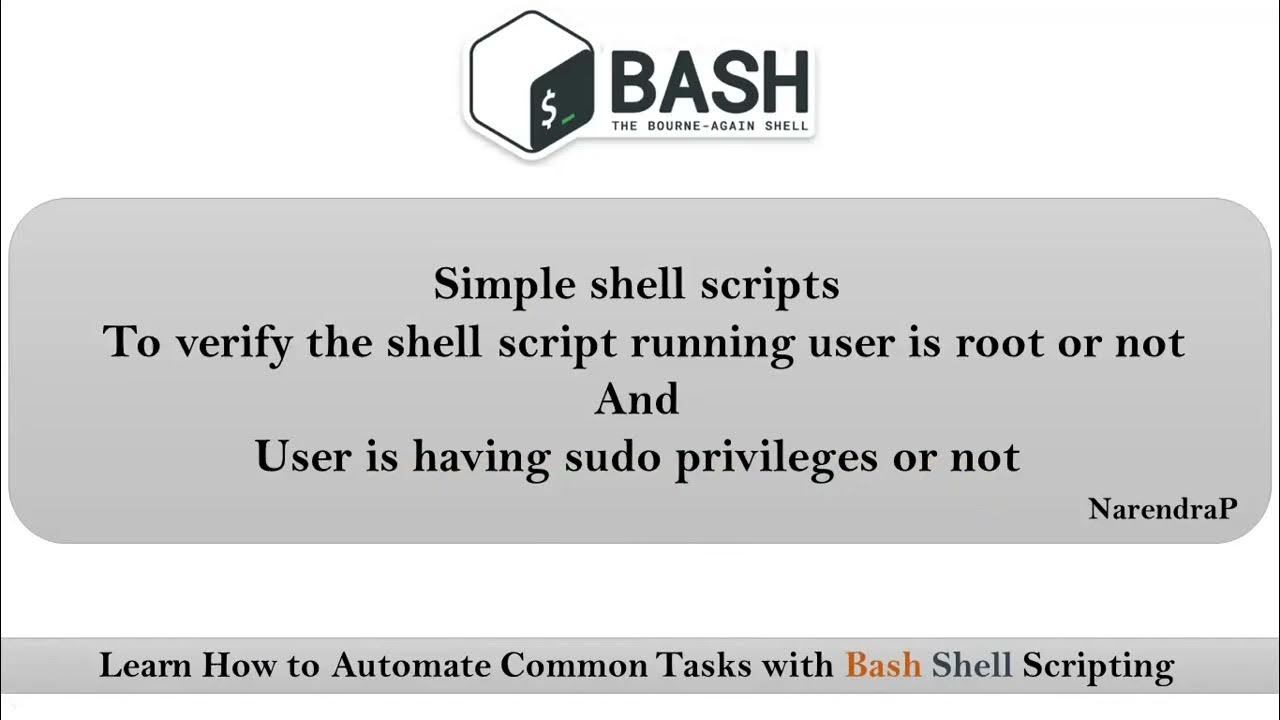 Simple shell scripts to practice with if else conditional statements ...