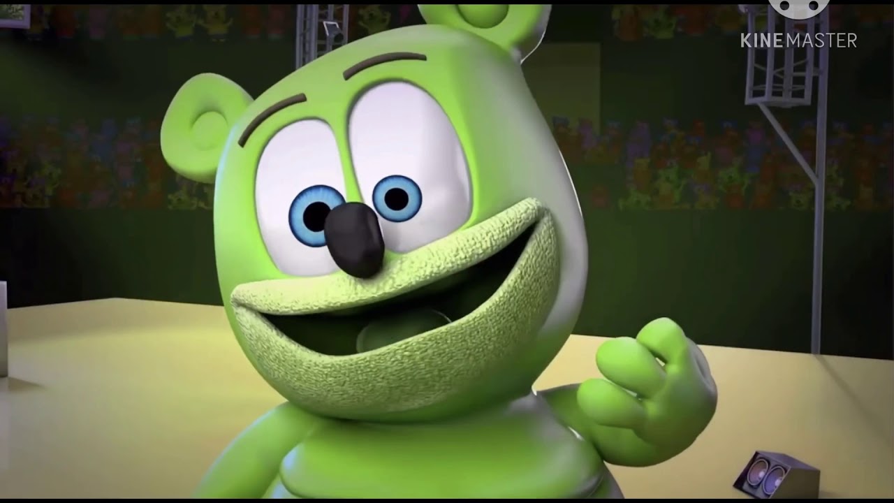 Где gummy bear. Мишка гумми бер. Gummibär Gummy Bear зелёный. Страшный мишка гумми бер.