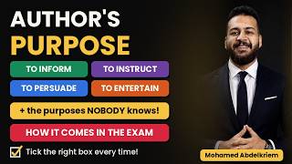 Information Author’s Purpose Explained: INFORM, PERSUADE, ENTERTAIN, ADVISE & MORE | Cambridge Checkpoint Guide