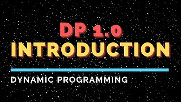 Dynamic Programming 1.0: Introduction to DP