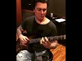 Synyster Gates plays the intro of Buried Alive - Instagram - 04.05.2018