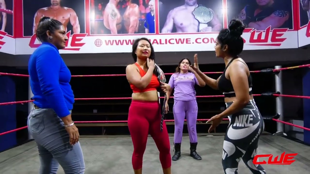 CWE | CWE DIVAS ATTACKED CWE DIVA CHAMPION DIVYA |#cwe #thegreatkhali #prowrestling #youtubeindia