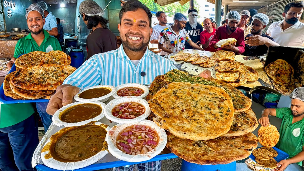 1 Lakh Plates 😍 Chandigarh ka Highest Selling Punjabi Nashta | Street Food India