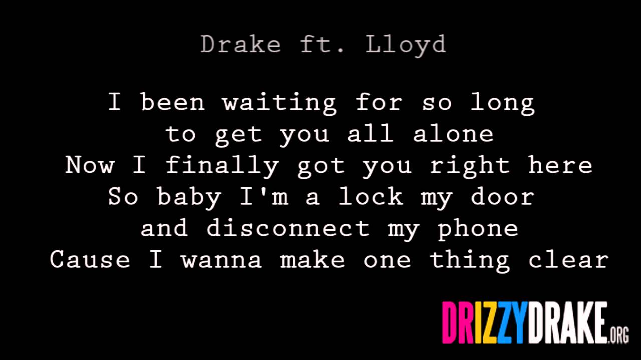 Drake ft. Lloyd A Night Off Lyrics [VIDEO] YouTube