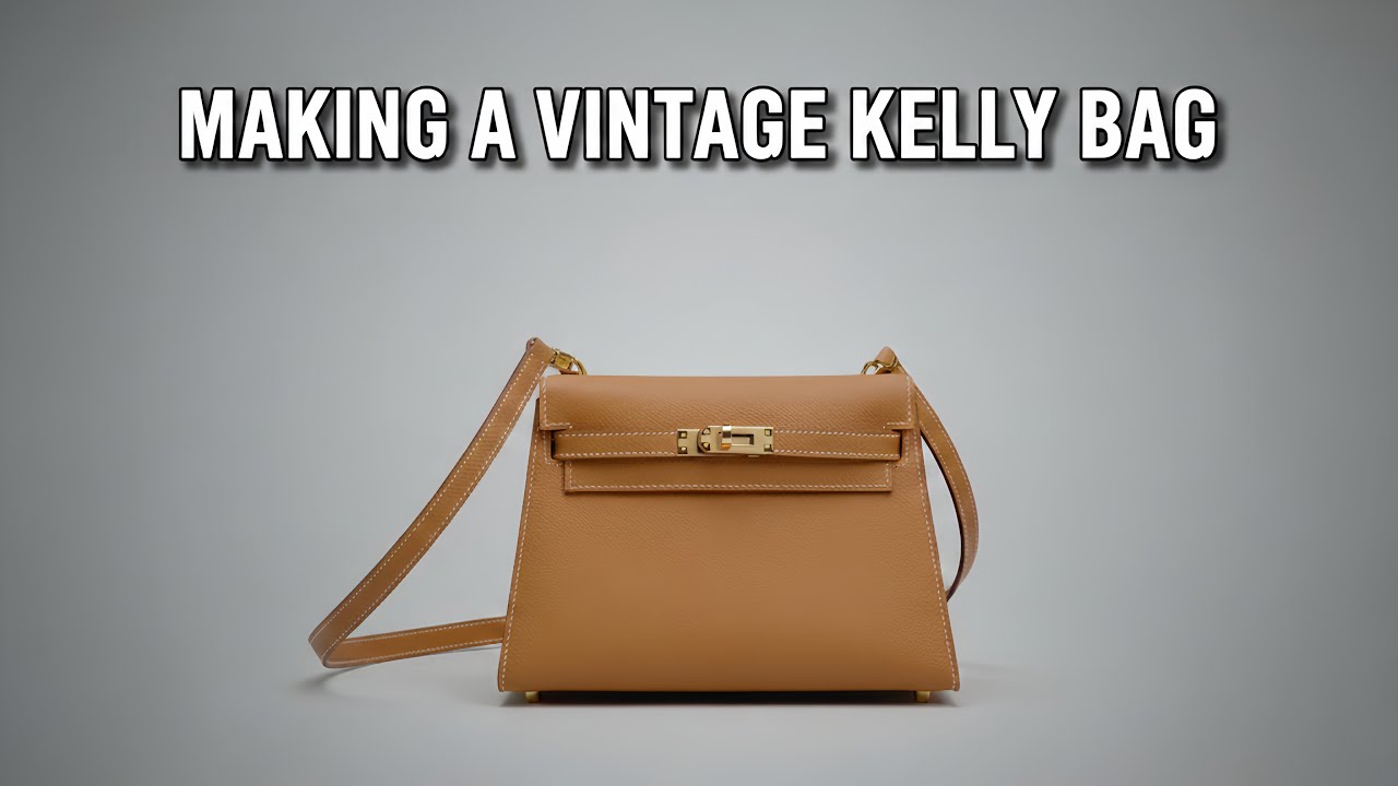 Making A Vintage Kelly Bag | Free pattern + Full tutorial