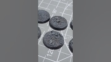 🔥 Painting Rocky Bases for Warhammer Miniatures! Day 21/30 #dnd #tabletopminiatures #warhammer