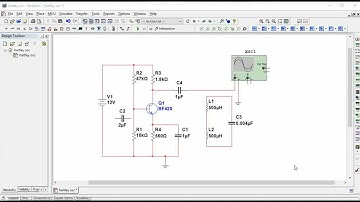 Hartley Oscillator Simulation using Multisim