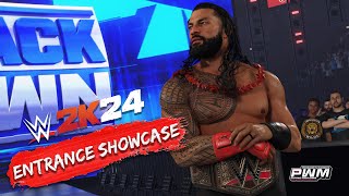 WWE 2K24 - Roman Reigns Bloodline Solo Entrance 4K | 60 FPS