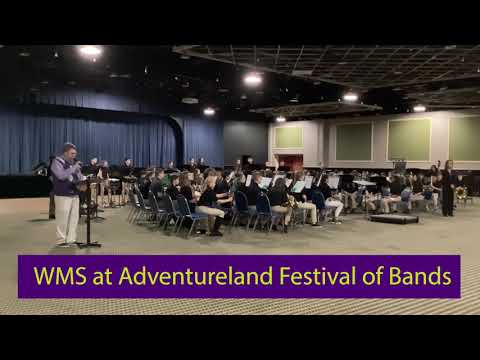 Waukee Middle School Band Performs Dymaxion at Adventureland