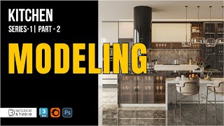 👉 Kitchen Modeling in 3ds Max | Part 2 – Detailing & Finishing @3dinteriorstudio