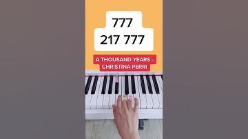 Thumbnail of A Thousand Years - Christina PERRI (Piano Tutorial) #athousandyears #christinaperriathousandyears