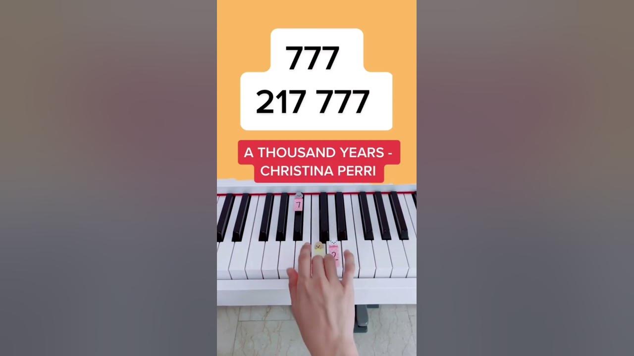 A Thousand Years - Christina PERRI (Piano Tutorial) #athousandyears #christinaperriathousandyears