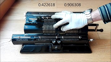 Original Odhner tandem machine