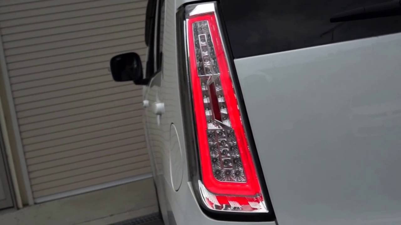 MH34S/44S ワゴンR クリスタルアイ ファイバーLEDテールランプ - YouTube