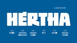 Neue Hausschrift Hertha BSC