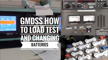 GMDSS | How to Load test and changing batteries | Navigator |Marino | Bridge | Distress