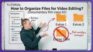 Your Workflow will thank you. How to Organize Files for Video Editing? (Documentary film class 02)