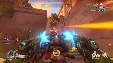 Overwatch CTF: Raptor goes 7 and 0 on Tracer w/ PotG and Score Board for flag captures