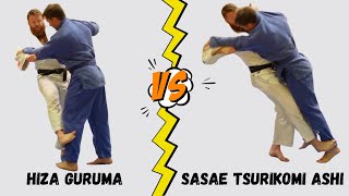 Hiza Guruma Vs Sasae Tsurikomi Ashi || What's The Difference?