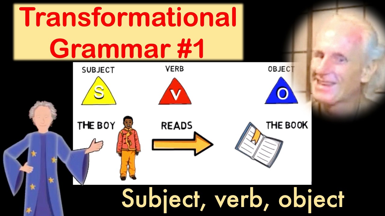 🧑‍🎓 What is Transformational Grammar? #1: Basic sentence structure - subject, verb and object 👀