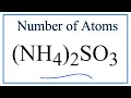 Ammonium Sulfite Chemical Properties