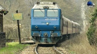 Trafic Feroviar in Muntii Apuseni - Rail Traffic in Apuseni Mountains - 28 February 2014