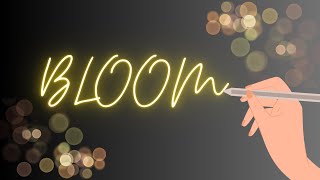 Quick procreate tutorial |Using bloom for lighting effect in procreate| BrushstrokeTales #procreate