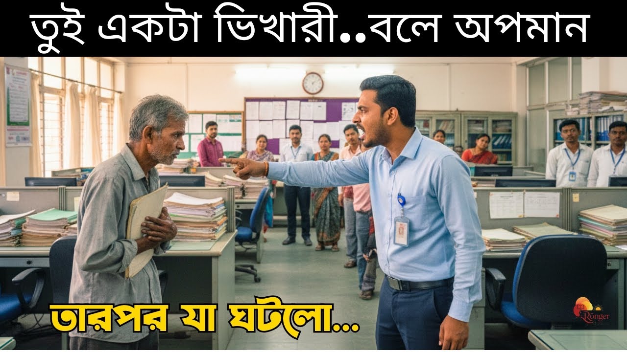 "নিজের গরিব দাদাকে সবার সামনে ভিখারি বলে তাড়িয়ে দিল অফিসার ভাই"। তারপর যা হলো সবাই থমকে গেলো..
