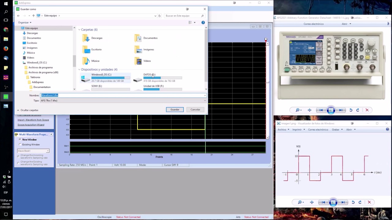 Tutorial generador AFG2021 y ArbExpress - YouTube
