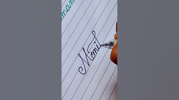 Beautiful Girl Name - Monika - Callygraphy Writing 2022