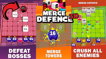 *NEW* THE HARDEST MERGING GAME EVER!! 😱 + EXTRA CONTENT 👀 | MERGE DEFENSE 3D