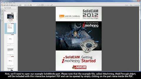 SolidCAM iMachining - GS Exercise #1 - Define the CAM-Part