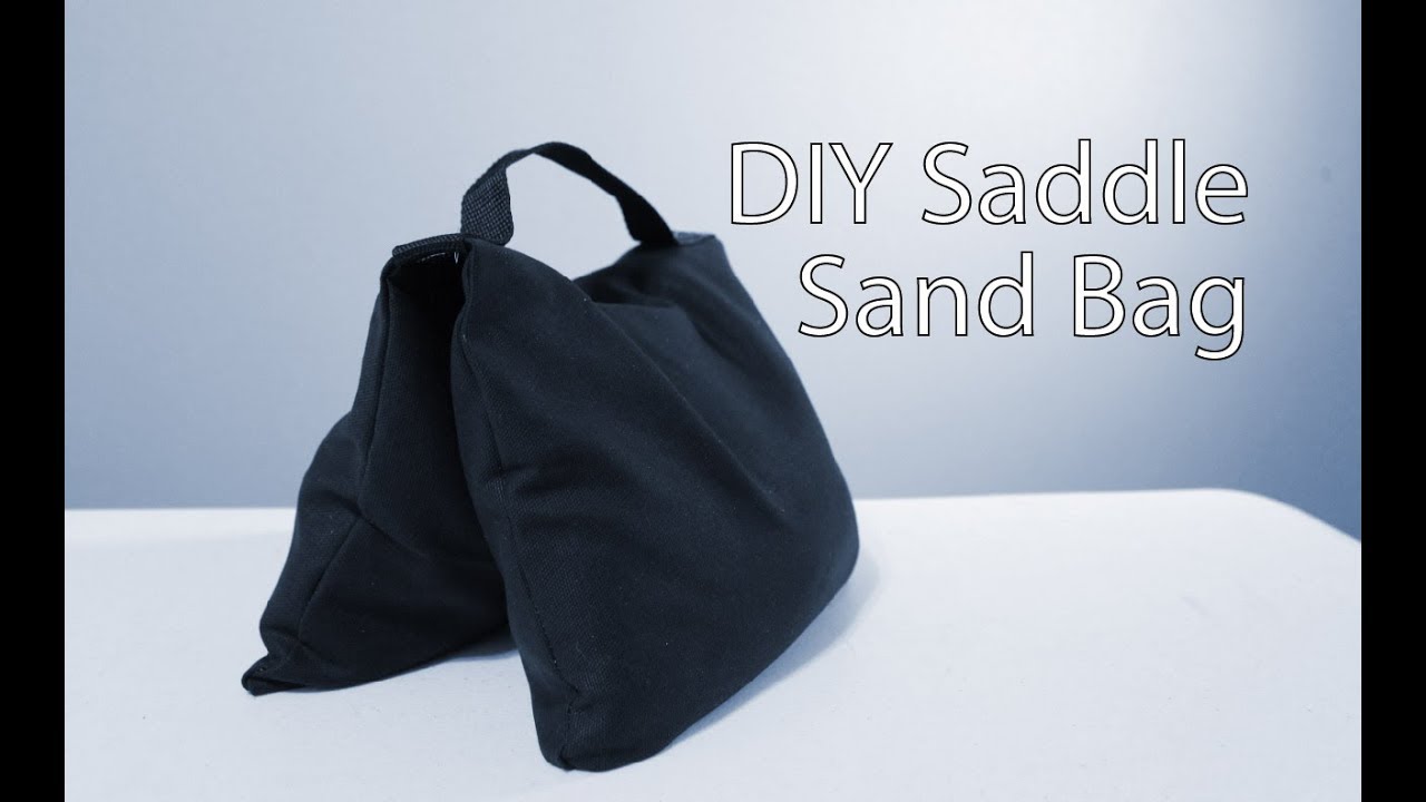 DIY Saddle Sand Bag  backdrop weight, light stand sand bag, theater  weights 