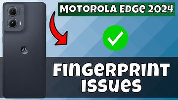 Motorola Edge (2024) Fingerprint Sensor Not Working issue || How to solve the fingerprint issues