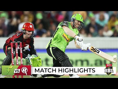 Thunder back in contention with big win over 'gades | kfc bbl|12