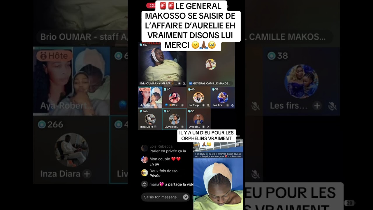 Le Général makosso se saisit de l’affaire aurélie 