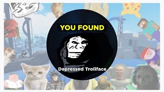 How to find Depressed Trollface in Find the Memes | Roblox