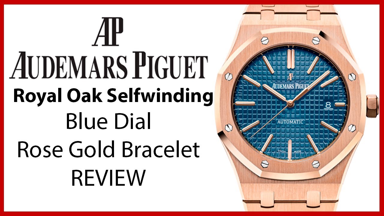 Audemars Piguet 15400OR.OO.1220OR.01 Royal Oak Selfwinding 41mm Black Index  Rose Gold - BRAND NEW