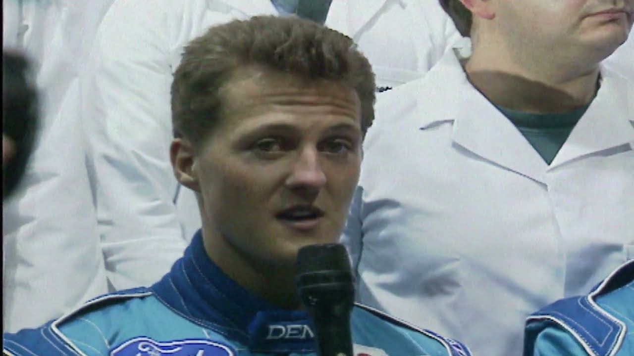 Архивные материалы | Михаэль Шумахер и Джей Джей Лехто – Презентация Benetton в Формуле-1 в 1994 ...