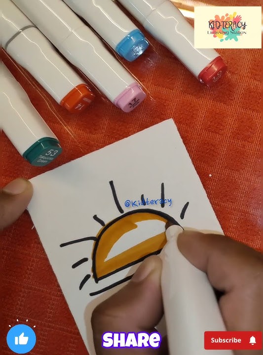 Easy Peasy Sun #sun #sunset #sunrise #drawingforkids #sunny #sunnyday #sunshine #shinewithshorts #yt