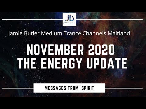 Jamie Butler-November 2020 Energy Update