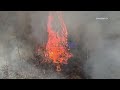 Two Firefighters Seriously Injured Battling Green Fire